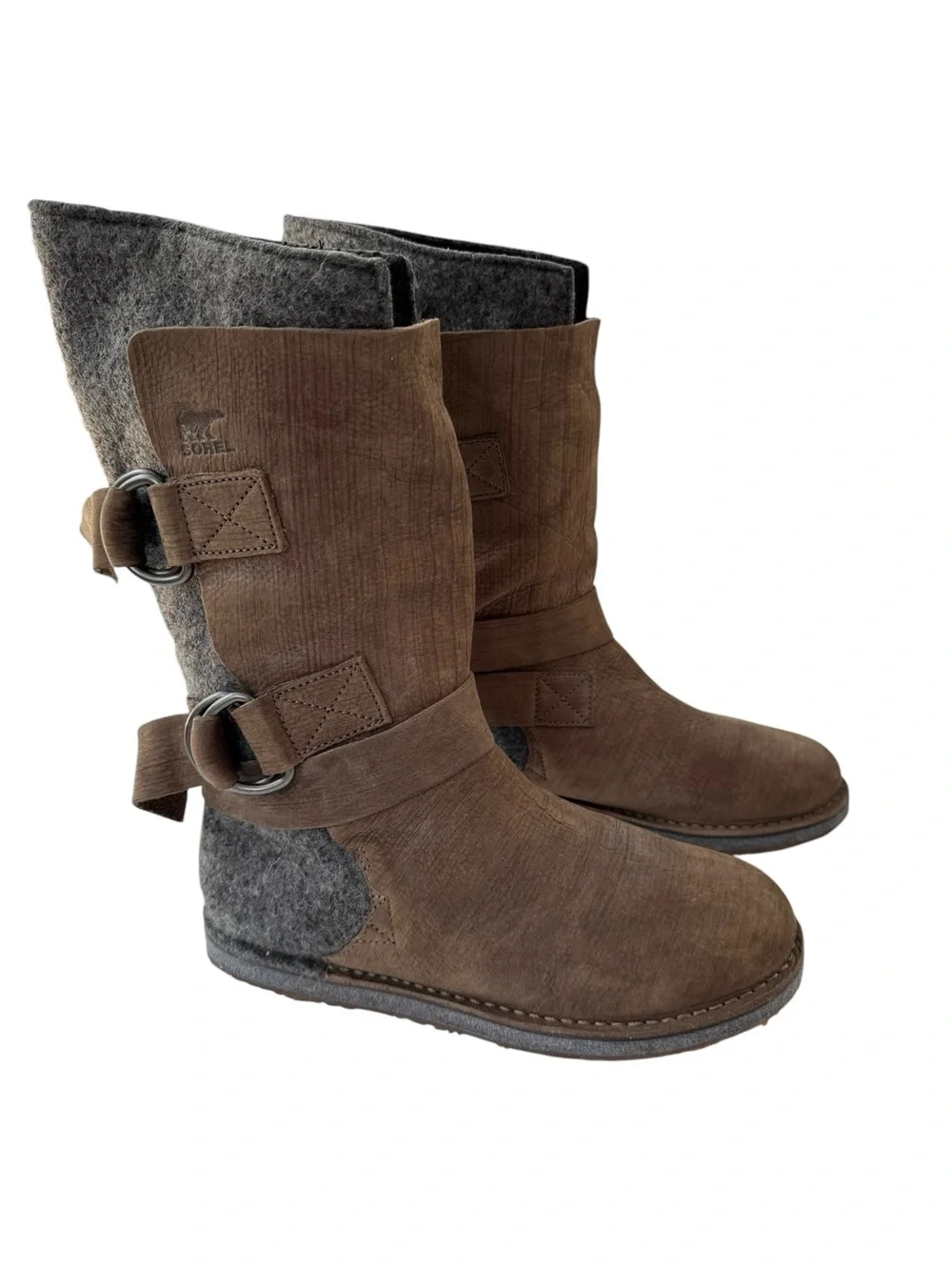 NEW SOREL Chipahko Leather and Felt Boot Women's Size 11